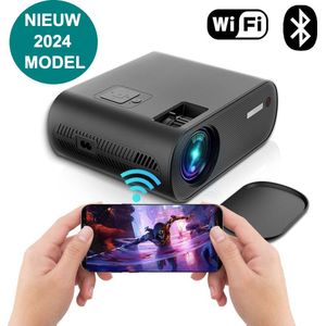 Upgrade | Mini Beamer - HD 1280 x 720P- Streamen Vanaf Je Telefoon Met WiFi - Mini Led Projector - Home Entertainment