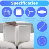 Matraswig Bedbinder - 200x30x7cm - Verhelpt Verschuiven van Matras en Werkt Naad Weg - Wit