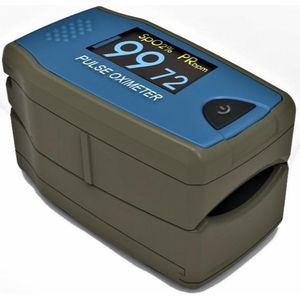 ChoiceMMed C5 -Digitale Fingertip Pulse Oximeter - Saturatiemeter - Zuurstofmeter - Hartslagmeter - Inclusief opbergetui en koord