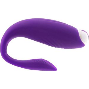 Liya Koppel Vibrator en Bullet Vibrator - 2 in 1 - Geschikt voor koppels - Paars - Krachtig en Fijne orgasmes - Sex - Vibrator - Clitoris en G-spot stimulator - ook geschikt voor mannen - seksspeeltje - Partner vibrator - 10 intense trilstandjes