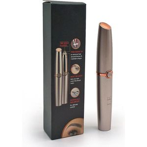Wenkbrauw Trimmer - Wenkbrauw Scheermesje – Wenkbrauw Epilator - Precisietrimmer – Rosé Goud - Kerst 2024