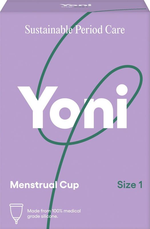 Yoni Menstruatiecup - 100% Medische silicone - Herbruikbare Menstruatie Cup - Period - Menstrueren - Maat 1