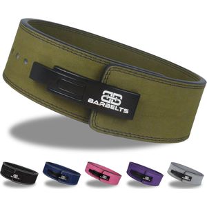 Barbelts Lever belt groen powerlift riem