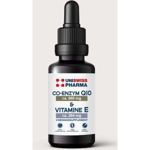 Uniswiss Co-Enzym Q10 en vitamine E 30ml