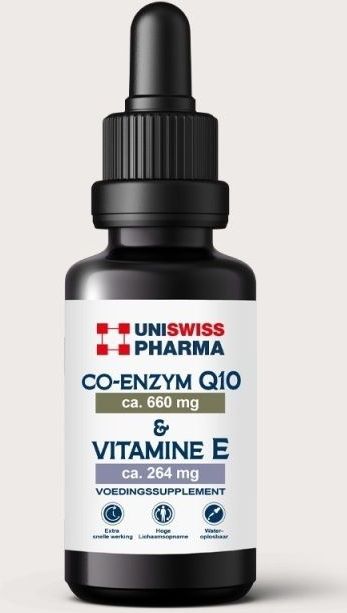 Uni Swiss - Co-Enzym Q10 - 30 ml - Wateroplosbaar