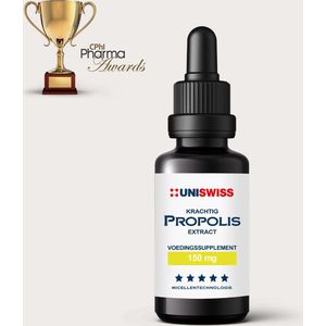 Uni Swiss - Propolis - Wateroplosbare Druppels - 10 ml - Hoog Geconcentreerd