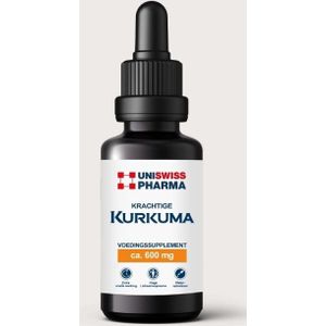 Uniswiss - Kurkuma Druppels - Wateroplosbaar - 45 mg Curcuma Longa-extract