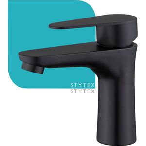 Croom Stytex - Wastafelkraan - Zwart - Badkamerkraan - Waterbesparend