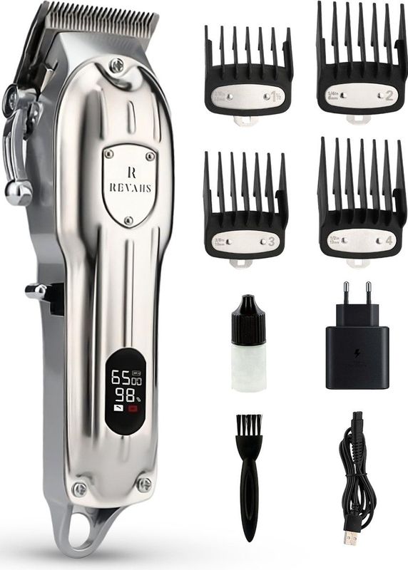 Revahs - Clipper Two - Tondeuse - Zwart - Draadloos - 6400 rpm