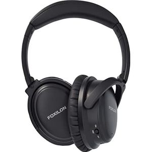 FOXILON H32 - Wireless ANC Koptelefoon - Zwart - Leder - Draadloos