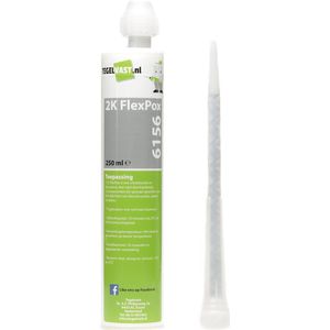 Tegelvast - Epoxy Kit 6156 - 2 Componenten Siliconenkit - Sanitairgrijs - Schimmelwerend