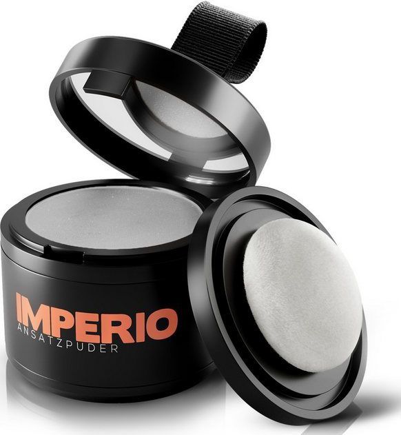 IMPERIO - Uitgroei Poeder - Lichtgrijs - Haarmascara - 3-in-1 Doosje