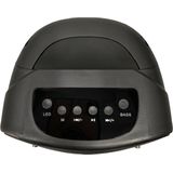 N-GEAR LGP 4 Studio Draadloze Bluetooth Party Speaker - Karaoke Set - 1 Microfoon - Discoverlichting