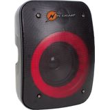 N-GEAR LGP 4 Studio Draadloze Bluetooth Party Speaker - Karaoke Set - 1 Microfoon - Discoverlichting