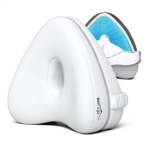 Best Life Kniekussen voor in bed - Beenkussen - Zijslaapkussen - Schootkussen - Cooling Gel