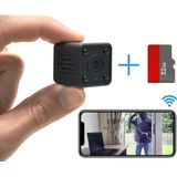 KUUS - C2 Mini - Beveiligingscamera - Draadloos - 3.2 CM Klein - Nightvision - Met App & WiFi - Inclusief 32GB Geheugenkaart