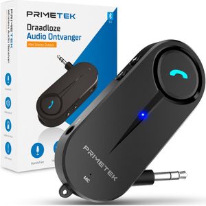 Primetek - Bluetooth Audio Receiver - BT 5.0 - Audio Adapter - Autoaccessoires
