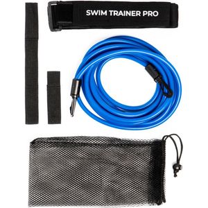 Swim Trainer Pro - Zwemelastiek Blauw - 3 Meter - Volwassen - Zwem Training - Zwemgordel - Trainingsbanden - Zwem Weerstand - Vakantie accessoire voor in het zwembad - Zwemriem