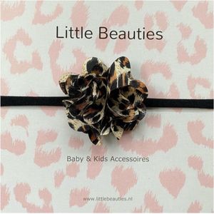 Little Beauties - haarbandje - baby - peuter - panterprint - kraamkado - babygift - babyshower - haaraccessoire