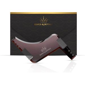 Kings & Royals Baardstyler - Baardkam - Beardshaper - Baardtrimmer - Baard trimmen - Baardverzorging - Baardborstel