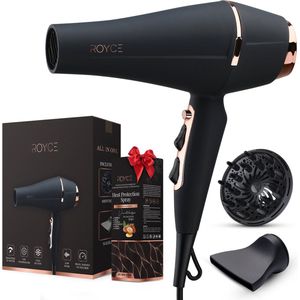 Royce - Föhn - Haardroger - AC Motor - Inclusief Heat Protection Spray
