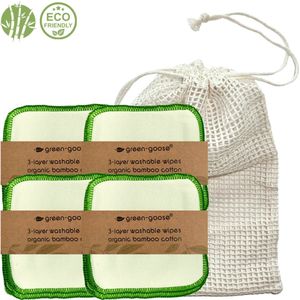 Ecotivity Herbruikbare Wattenschijfjes 18x Dagelijks  - Wasbare Wattenschijfjes - Make up Pads Zoogcompressen Zero Waste