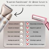Sansbeauté - 2-in-1 Ladyshave - Scheerapparaat - USB Oplaadbaar - Waterproof