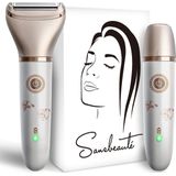 Sansbeauté - 2-in-1 Ladyshave - Scheerapparaat - USB Oplaadbaar - Waterproof