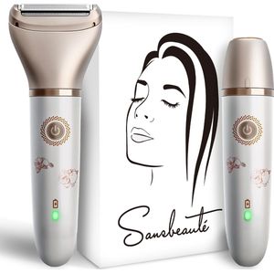 Sansbeauté - 2-in-1 Ladyshave - Scheerapparaat - USB Oplaadbaar - Waterproof