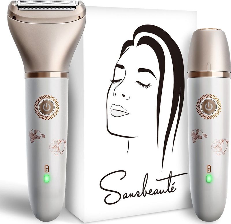 Sansbeauté - 2-in-1 Ladyshave - Scheerapparaat - USB Oplaadbaar - Waterproof