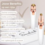 Sansbeauté - 2 in 1 Ladyshaver - Goud - Ontharingsapparaat
