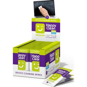 Happy Clean - Reinigingsdoekjes - 100 Stuks - Voor Laptop en Computerscherm