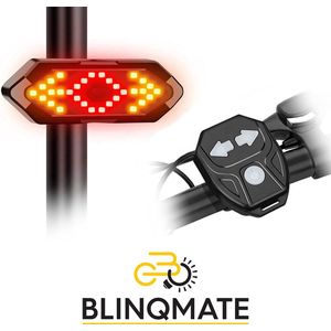 Blinqmate - Richtingaanwijzer voor op fiets - IPX6 Waterdicht - Lange accuduur