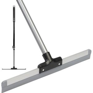 CLEANLY - Vloertrekker - Zwart - Telescopisch 113-142 cm - Breedte 43,5 cm