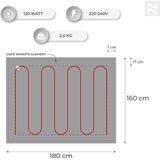 Elektrische Dekens - Zwart - Polyester