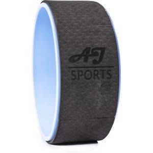 AJ-Sports Yoga wiel - Yoga wheel - Yoga blok - Yoga - Pilates - Blauw / zwart wiel