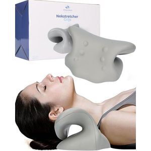 Lifeproducts - Nekstretcher - Massagekussen - Grijs - Traagschuim