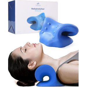 Lifeproducts - Nekstretcher - Massagekussen - Blauw - Traagschuim