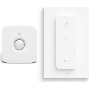 Philips Hue Voordeelbundel met 1 Hue Dimmer Switch en 1 Hue Bewegingssensor voor Binnen - Hue Accessoires