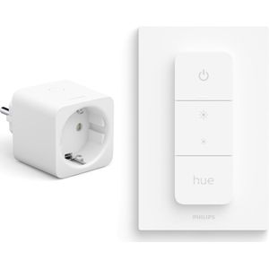 Philips Hue Combipack - Hue Smart Plug Nederland en Dimmer Switch - Slimme Stekker