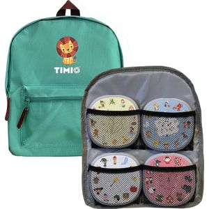 TIMIO Rugzak | Opbergtas en draagtas voor de TIMIO Player en Discs | Kinderrugzak