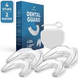 Whitee 4x Anti Knarsbitje in 2 Maten - Nachtbeugel - Tandenknars bitje - Gebitsbeschermer tegen Tandenknarsen & Bruxisme