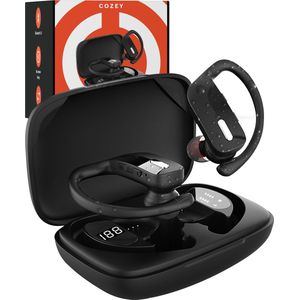 Cozey Draadloze Sport Oordopjes met Bluetooth - Hardlopen - Microfoon - Wireless Earphones
