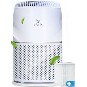 Vibrix Vortex20 luchtreiniger - 70 m² - Automatische stand + 6-in-1 filtersysteem - Luchtkwaliteitsindicator - Ionisator - Luchtfilter - Air purifier met HEPA-filter