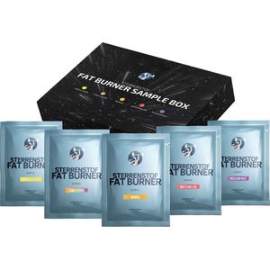 Sterrenstof FatBurner Sample Box - FatBurner Proefpakket - 5 smaken - Afvallen - Vermindert het Hongergevoel