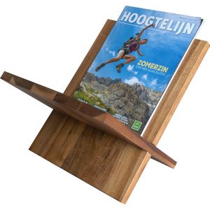 Tijdschriftenhouder Hout - NZRD35® - Lectuurbak Modern - Krantenbak - Magazinehouder - Bruin - Acaciahout