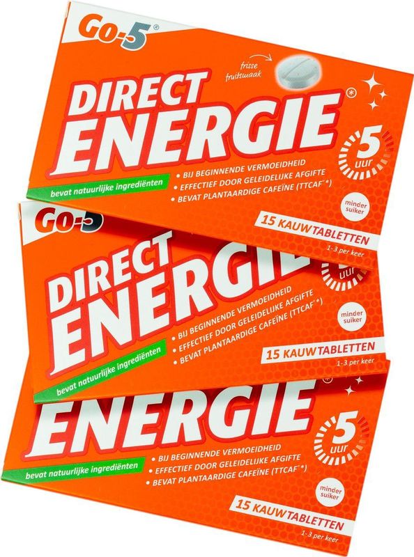 Go-5 - Kauwtabletten - Geleidelijke Afgifte - Natuurlijke Ingrediënten