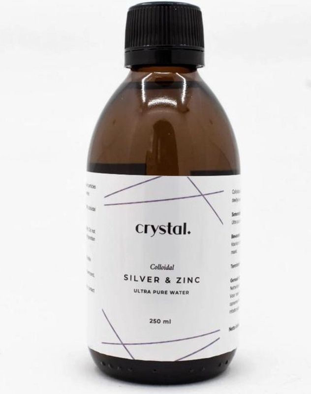 Crystal Colloïdaal Zink & Zilver - Colloïdale Oplossing - 10 PPM