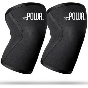 MYPOWR. Knee Sleeves Powerlifting - Kniebrace - Kniebandage - 5mm - Twee Stuks - Crossfit - Fitness