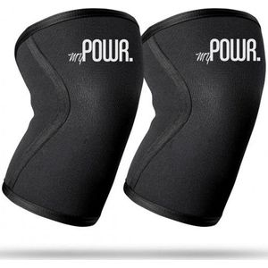 MYPOWR. Knee Sleeves Powerlifting - Kniebrace - 5mm - Twee Stuks - Crossfit - Fitness